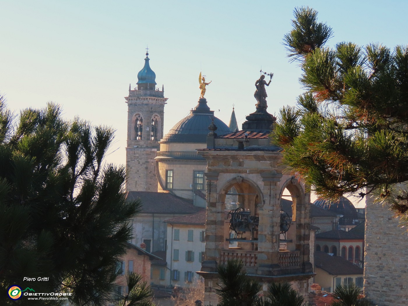 26 Campanili da sx Santa Maria Maggiore, Duomo, San Pancrazio.JPG